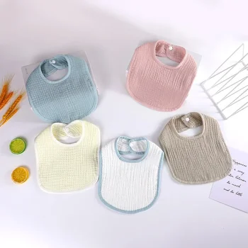 Детское полотенце от слюны, 4-слойная хлопчатобумажная ткань, нагрудник для новорожденных, дополнительное питание, весенне-летний впитывающий нагрудник, тонкий