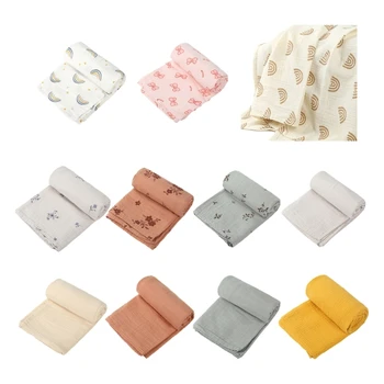 Хлопчатобумажные детские пеленки, одеяло, обертывание для новорожденных, мочалка, сохраняйте тепло вашим малышам, Весенне-осенние спальные чехлы для новорожденных, прочные