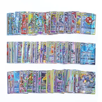 60 шт./лот Карточки с покемонами Английский Vstar Vmax V GX MEGA TAG TEAM EX Anime Card Toy Collection