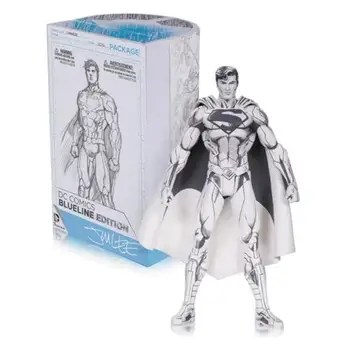 DC Blueline Edition, подвижная фигурка Супермена с шарнирным соединением, игрушки-модели 16 см