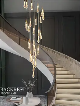 Роскошный мини-подвесной светильник Water Drop - креативные современные витринные люстры для спальни, гостиной, виллы, хрустальный подвесной светильник